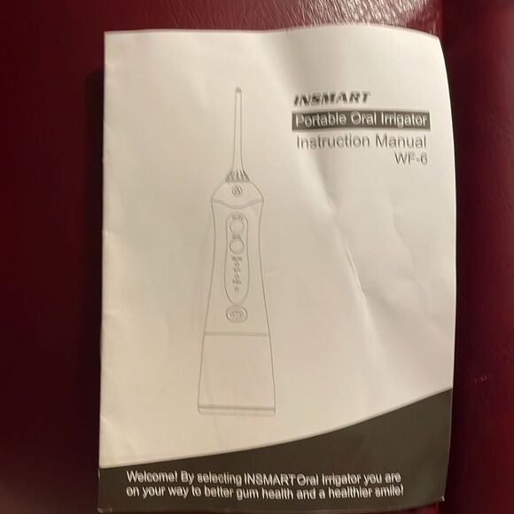 New Insmart portable cordless oral irrigator dental water flosser NWOT - Picture 3 of 11